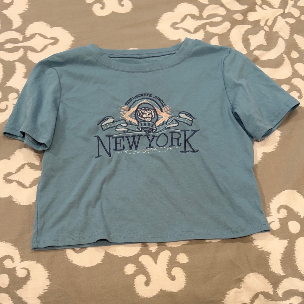 Blue New York Graphic Tee Vintage I ACCEPT OFFERS